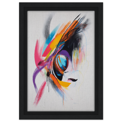 Abstract painting of Sun Swirl Symbiosis with vibrant brushstrokes for stylish room decor