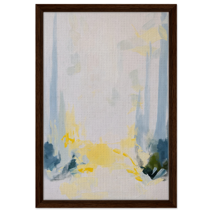 Abstract painting in pastel colors framed, ideal for Tranquil Arbor Dreams room decor