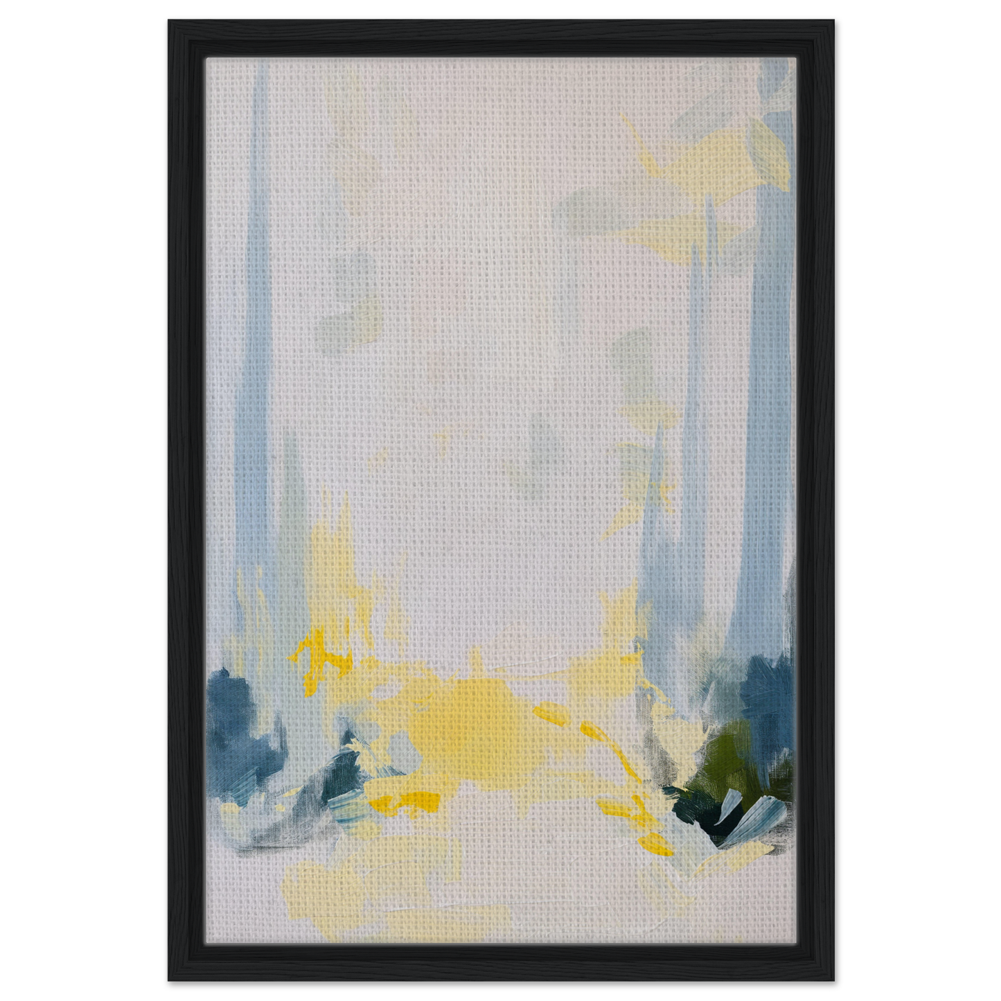 Abstract painting in soft pastel colors for Tranquil Arbor Dreams room decor