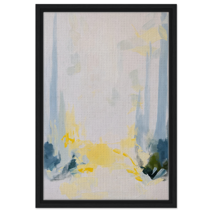 Abstract painting in soft pastel colors for Tranquil Arbor Dreams room decor