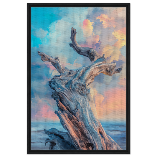 Gnarled tree trunk with twisted branches in Transitory Arbor Dreams room decor