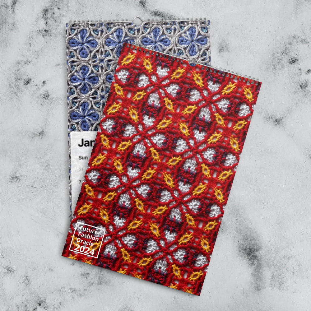 Colorful patterned notebooks or journals with floral designs on their covers.