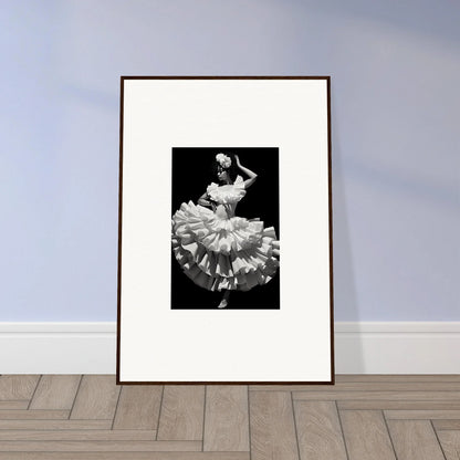 Framed black and white dancer photo from Curves Dreamscape Illuminated special edition art™