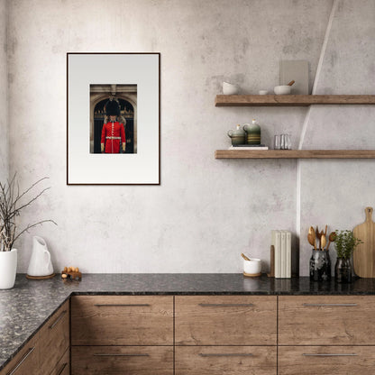 Modern kitchen with wooden cabinets and dark stone tops from Monarch’s Dreamaroos