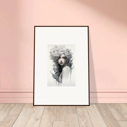 Black and white artistic portrait in a simple frame from Visions Veil Morphling