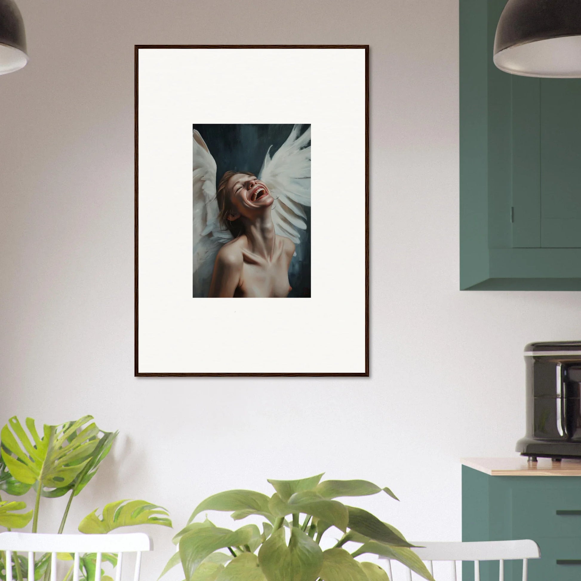 Framed canvas print of Seraphic Euphoria for unique room decoration and inspiring wall art