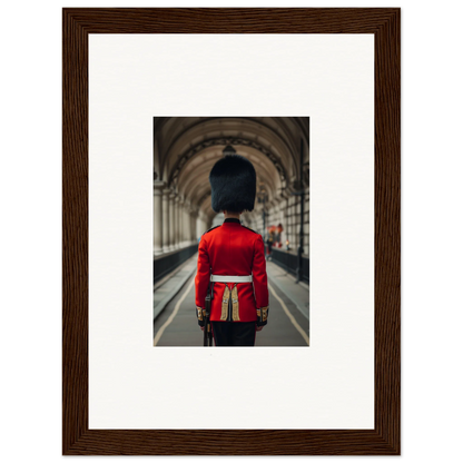 Royal guard in scarlet uniform and bearskin hat for Scarlet Temporal Century art™