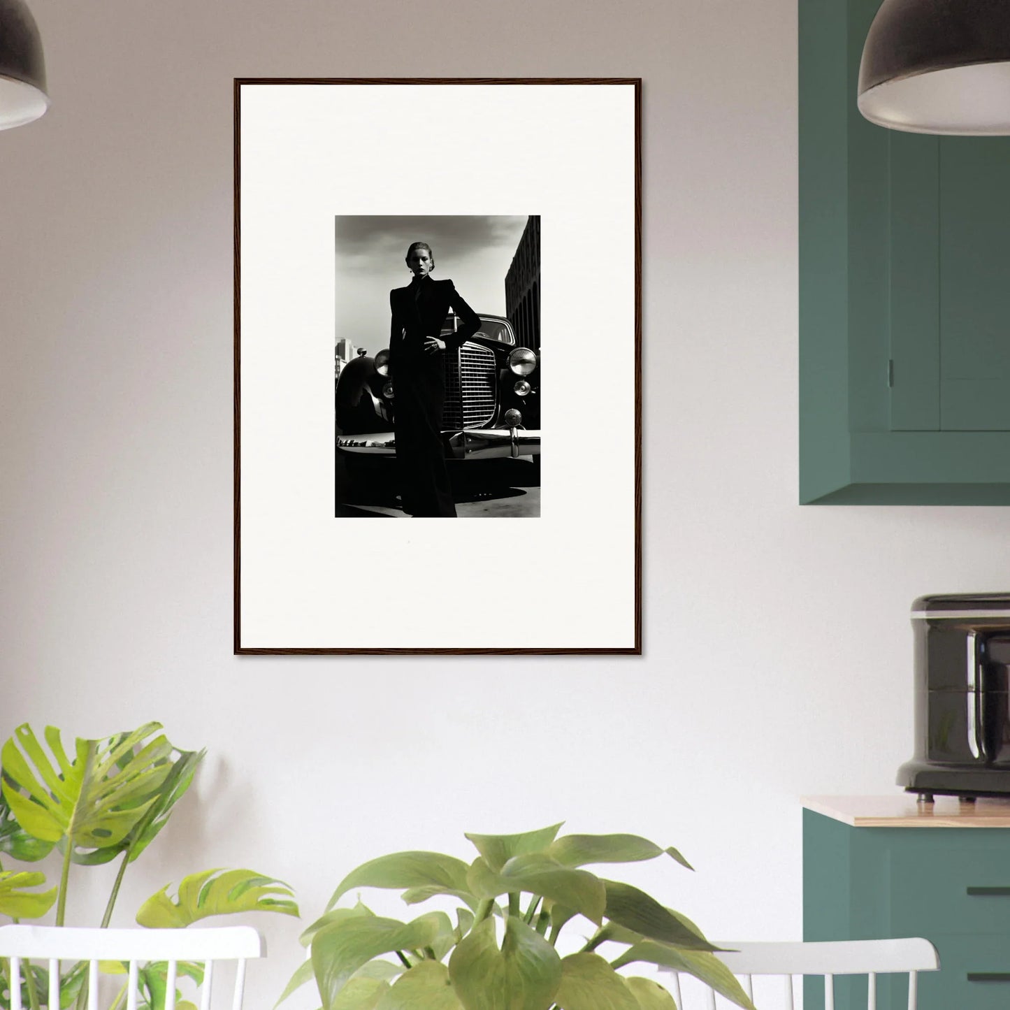 Framed black and white photo on wall from Noiray Vogue Explosion special edition art™