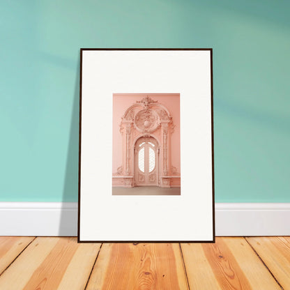 Framed wall art featuring Ether Pendantia Portal with ornate pink doorway design