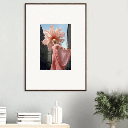 Framed art print of a pink floral fashion photo from Sensational Blossom Mirage