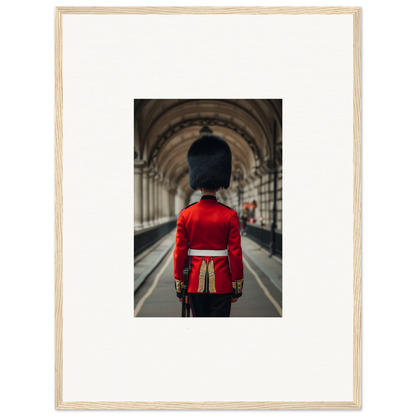 Royal guard in red and black uniform, part of Scarlet Temporal Century framed wall art