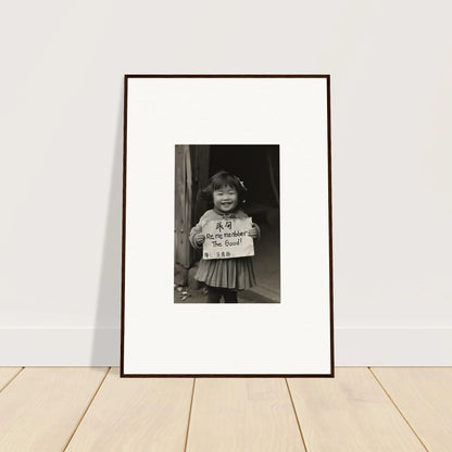 Framed black and white photograph for Ephemeral Joy Imbibed special edition art™