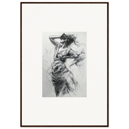 Expressive charcoal sketch in motion showcasing Sketch Mirage Matinee special edition art™