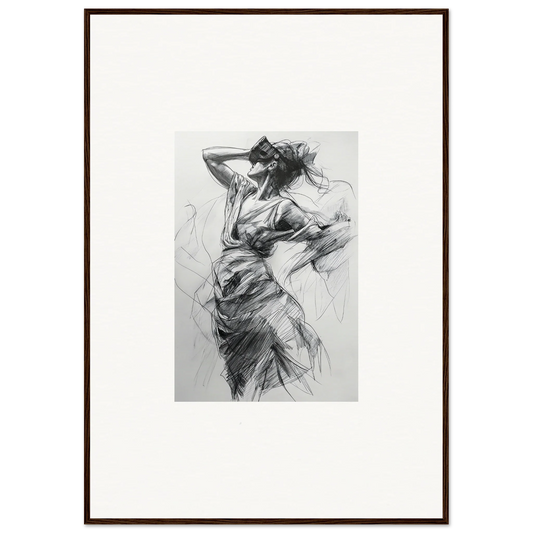 Expressive charcoal sketch in motion showcasing Sketch Mirage Matinee special edition art™