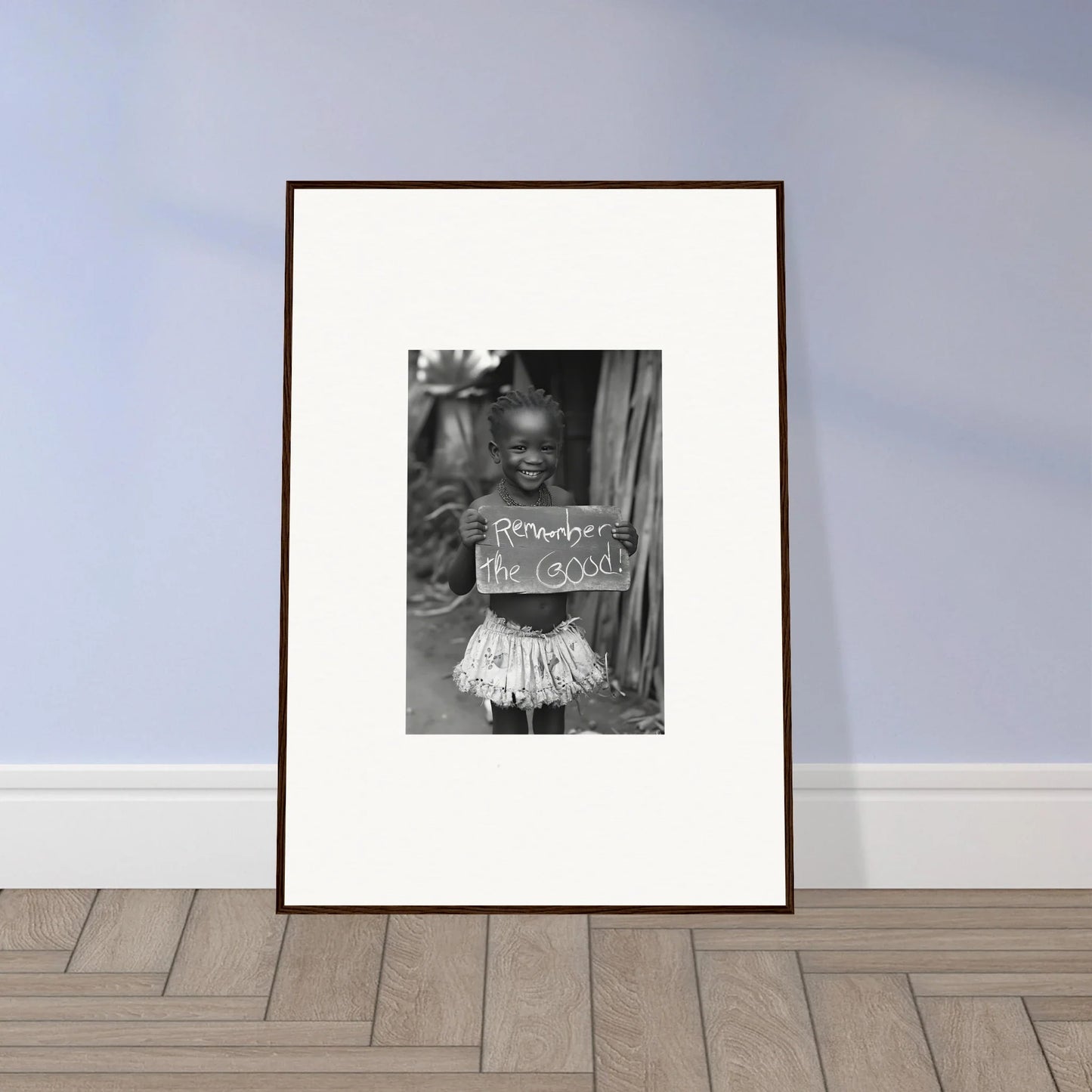 Framed black and white photograph from Chromatic Joy Ancients wall art collection