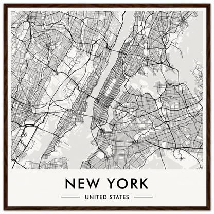 Map of New York City showing its street layout and boroughs.